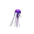 Artificial Jellyfish Fish Tank Ornament, Silicone - Purple and Pink