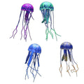 Artificial Jellyfish Fish Tank Ornament, Silicone - Purple and Pink - view 3