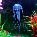 Artificial Jellyfish Fish Tank Ornament, Silicone - Purple and Pink - view 5