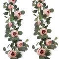 Artificial Peony Flower Rattan Vine, 170 cm for Home and Party Decor - view 2
