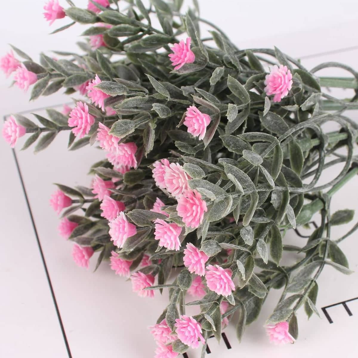 Artificial Pink Gypsophila Flowers, Set of 30 Cuttable Stems - view 4