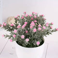 Artificial Pink Gypsophila Flowers, Set of 30 Cuttable Stems - view 5