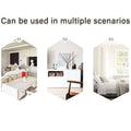 Artificial Rose Bouquets for Home Decoration, Set of 2 - White - view 5