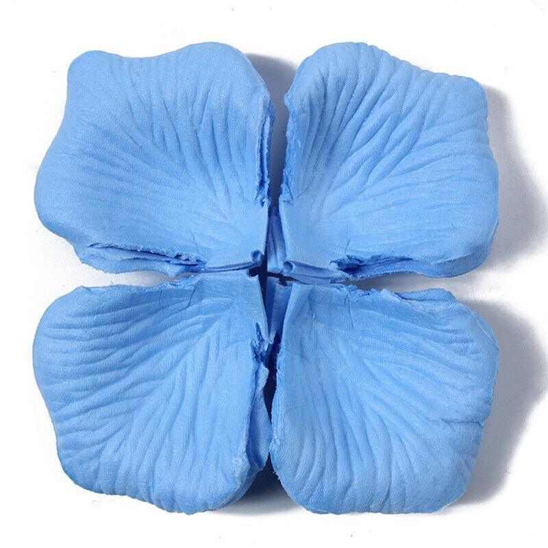 Artificial Rose Petals - Light Blue, Pack of 1000