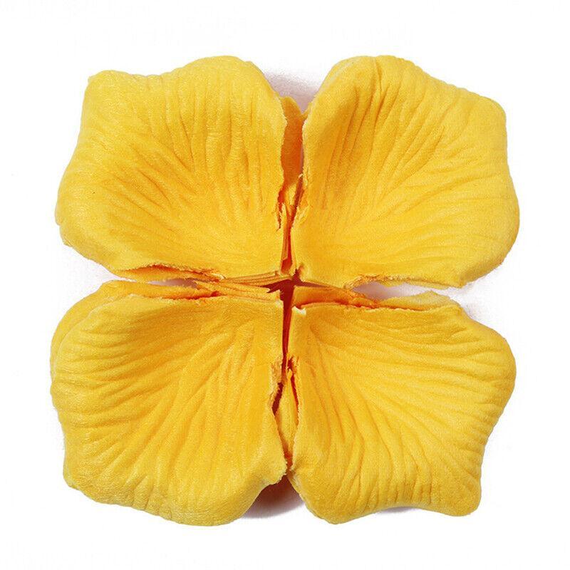 Artificial Rose Petals - Yellow, Pack of 1000