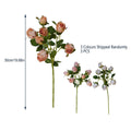 Artificial Rose Stems, 3 Pack, 7 Heads - 50cm, Multicolour - view 3