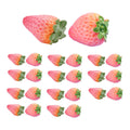 Artificial Strawberry Ornaments Set of 24, Realistic Fruit for Photography and Decor - view 2