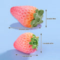 Artificial Strawberry Ornaments Set of 24, Realistic Fruit for Photography and Decor - view 3