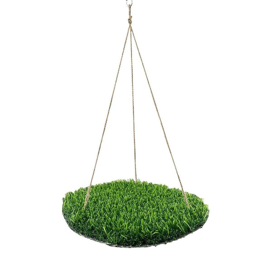 Artificial Turf Hanging Hammock Swing for Small Pets and Birds - Round