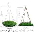 Artificial Turf Hanging Hammock Swing for Small Pets and Birds - Round - view 4