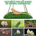 Artificial Turf Hanging Hammock Swing for Small Pets and Birds - Round - view 5