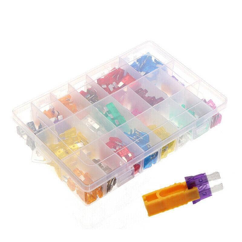 Assorted Mini and Standard Blade Fuse Kit - 220 Pieces with Box - view 2
