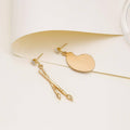 Asymmetric Gold Paint Palette and Brush Drop Earrings with Enamel Accents - view 5