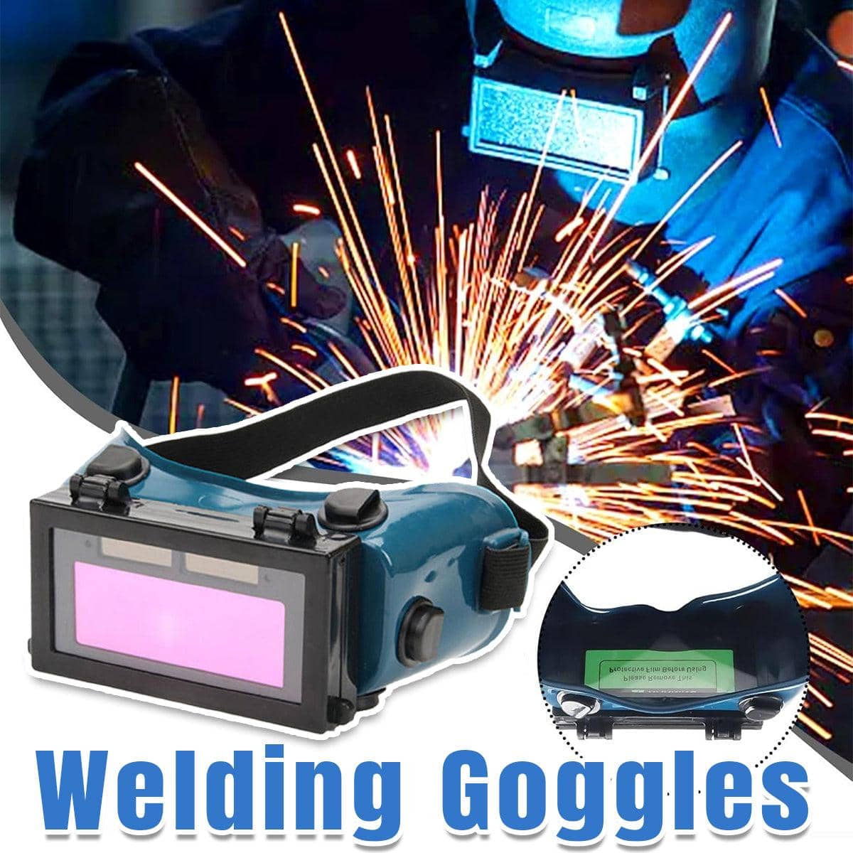 Auto Dimming Welding Goggles with Anti Glare Eye Protection