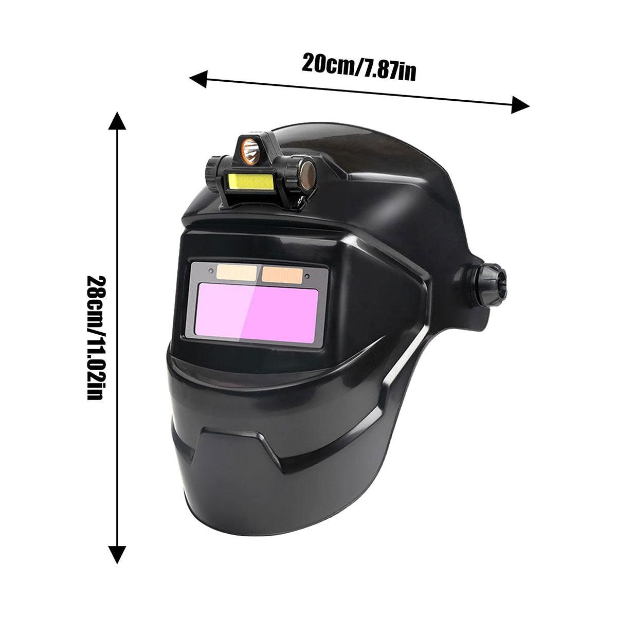 Auto-Dimming Welding Mask with Solar Technology and 20 x 28 cm Viewing Area - view 3