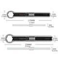 Auto Repair Double Headed Wrench Set of 2 with Two Way Opening for Garage Use - view 3