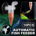 Automatic Brine Shrimp Fish Feeder for Aquarium, Suction Cup, 10 Pack