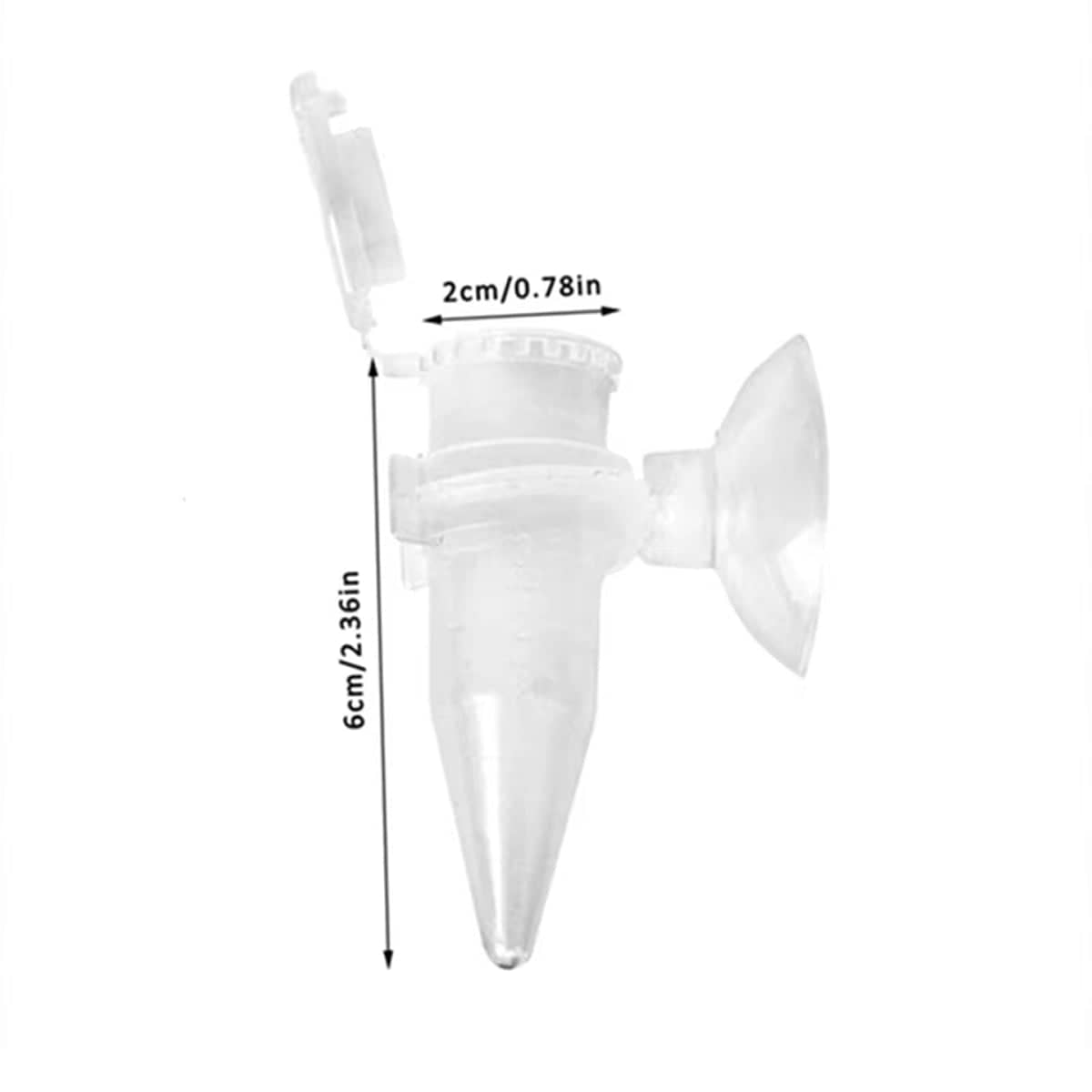 Automatic Brine Shrimp Fish Feeder for Aquarium, Suction Cup, 10 Pack - view 3