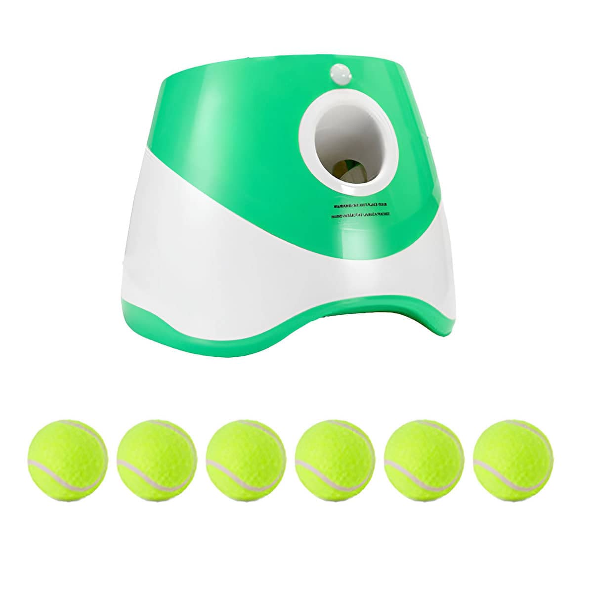 Automatic Dog Ball Thrower Elastic Launcher Interactive Play Toy - Green
