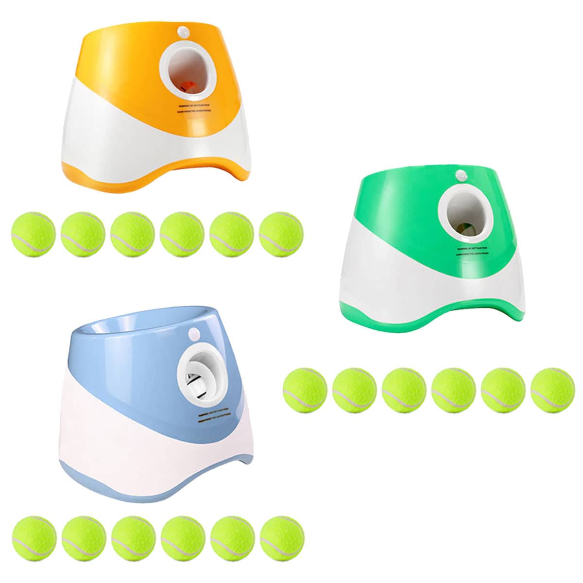 Automatic Dog Ball Thrower Elastic Launcher Interactive Play Toy - Green - view 3