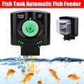 Automatic Fish Feeder for Aquariums with Timer - Black