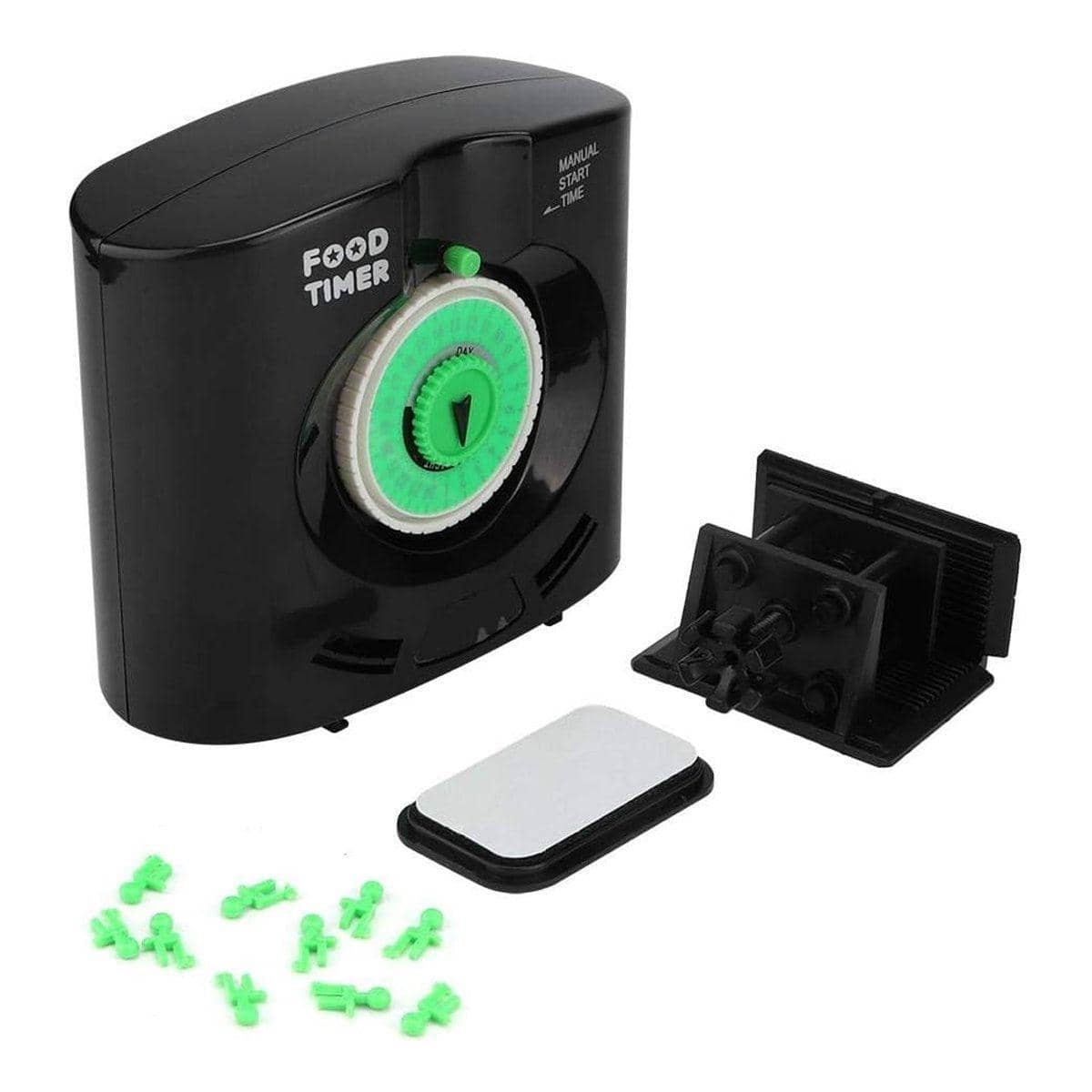 Automatic Fish Feeder for Aquariums with Timer - Black - view 2