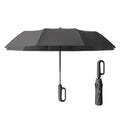 Automatic Folding Umbrella for Sun and Rain - Black