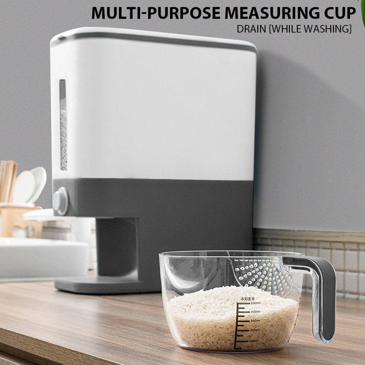 Automatic Grain Dispenser 12 kg Cereal Rice Storage Box Kitchen Food Container - view 5