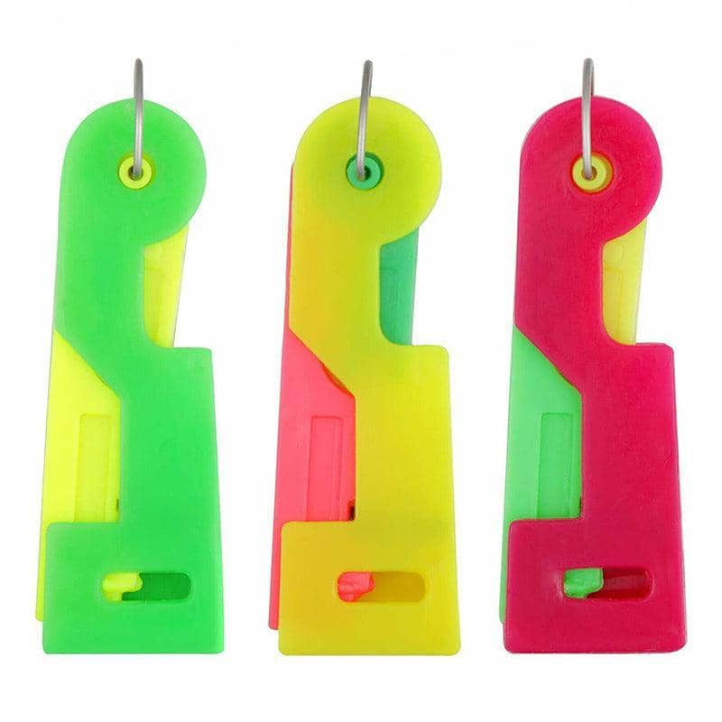Automatic Needle Threader Set for Sewing - Pack of 3, Assorted Colours - view 2