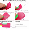 Automatic Needle Threader Set for Sewing - Pack of 3, Assorted Colours - view 4