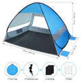 Automatic Pop up Beach Tent with UPF 50+ Sun Protection - view 3