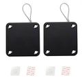 Automatic Punch-Free Door Closer for Home Kitchen Doors - Black, Pack of 2