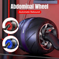 Automatic Rebound Abdominal Wheel, Core Workout Roller - Purple - view 2