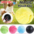 Automatic Rolling Ball Pet Toy with 4 Plush Covers, 8 cm - view 4