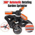 Automatic Rotating Garden Sprinkler with Three Arms, 360 Degree