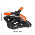 Automatic Rotating Garden Sprinkler with Three Arms, 360 Degree - view 3