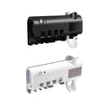 Automatic Toothbrush Holder with UV Steriliser and Toothpaste Dispenser - White - view 3