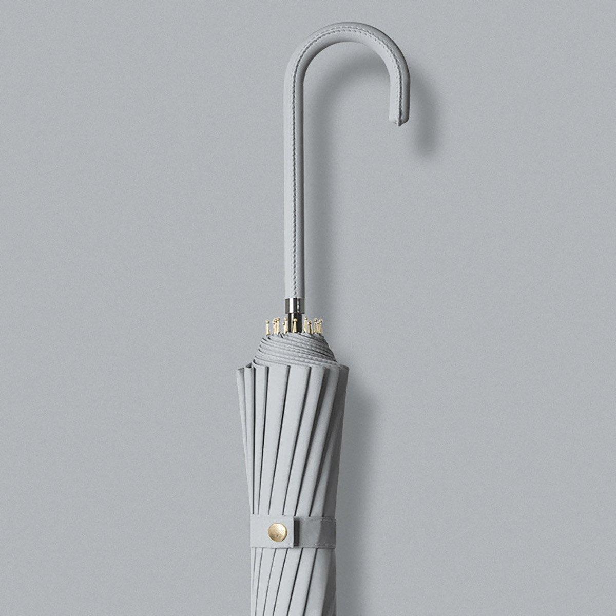 Automatic Umbrella with 16 Ribs and UPF50+ Protection - Grey - view 21