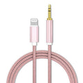 Aux Audio Cable for iPhone, Lightning to 3.5 mm - Pink