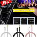 Aux Audio Cable for iPhone, Lightning to 3.5 mm - Silver - view 2
