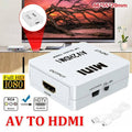 AV to HDMI Converter Adapter, 1080p Composite Video Upscaler