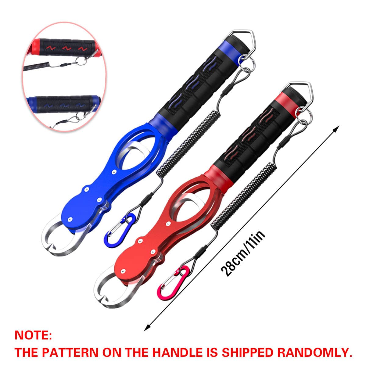 Aviation Aluminium Fish Lip Gripper, 28 cm - Red - view 4