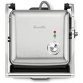 Breville AdjustaGrill & Sear Grill and Sandwich Maker - Flat & Ribbed Cooking, 2200W - LGR350BSS