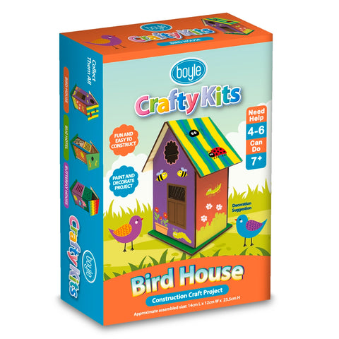 Boyle Plywood Bird House DIY Crafty Kit Construction Project
