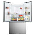 Westinghouse 565L French Door Fridge - Silver, FresherAir Odour Control, CrispSeal Crispers - WHE5600SD