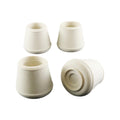 Surface Gard 19mm White Round Rubber Chair Tips 4 Pack - Floor Protectors - SuperSaverAU - view 1