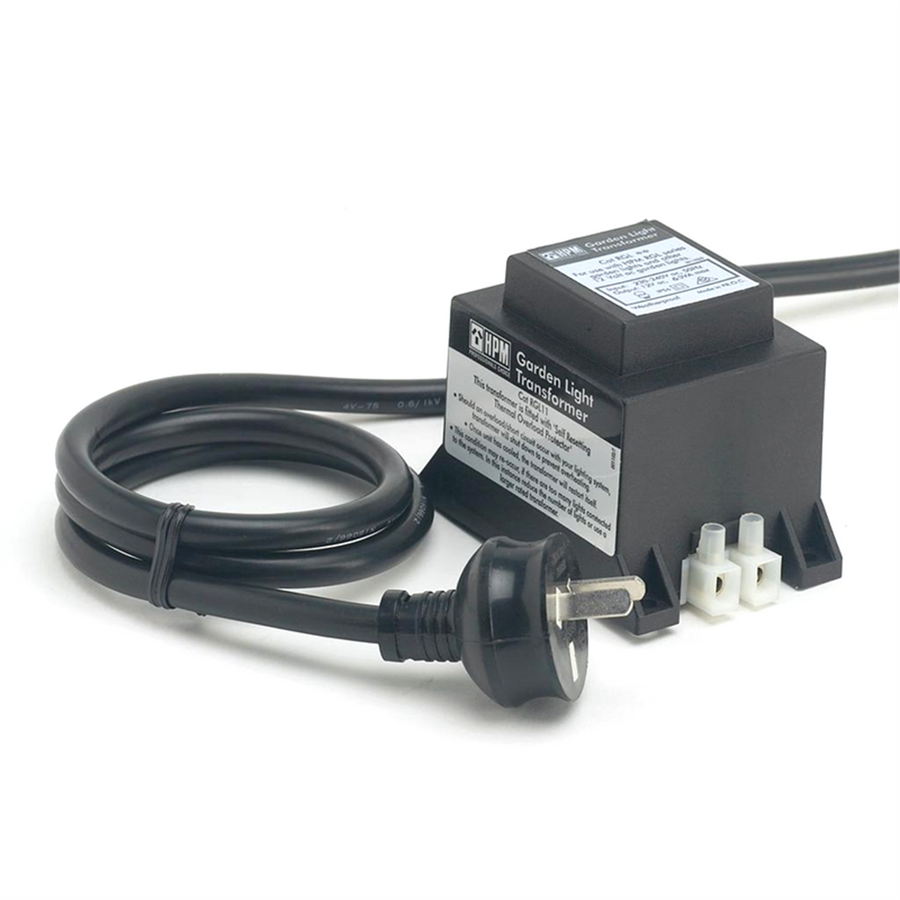 HPM Garden Light Transformer 12V 60W - Black - Outdoor Lighting - SuperSaverAU - view 1