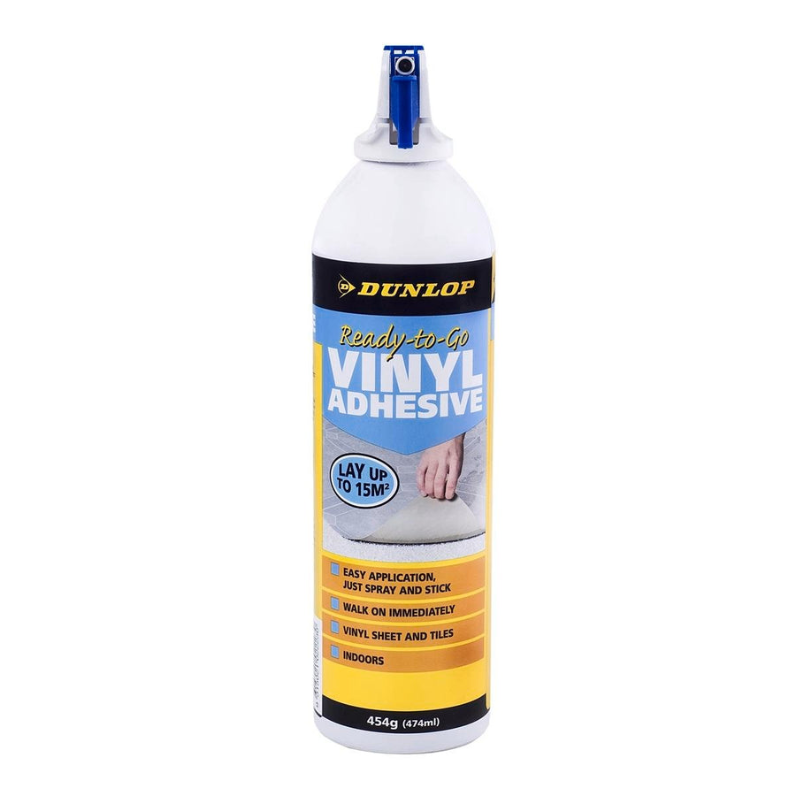 Dunlop Vinyl Flooring Spray Adhesive 454g Easy Application Benefit - SuperSaverAU - view 1
