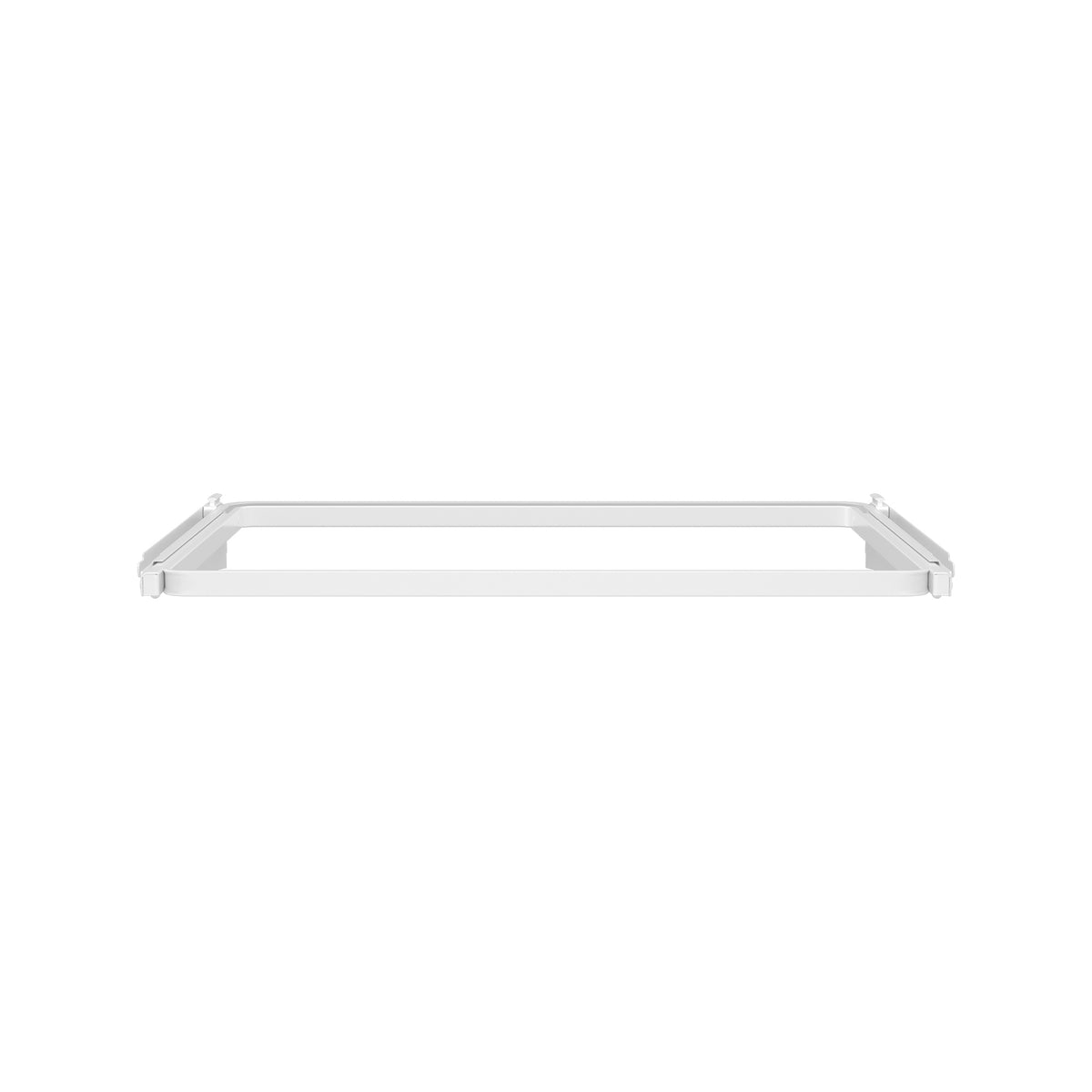 Flexi Storage Home Solutions 600 x 60 x 440mm White Steel Double Slot Sliding Basket Frame