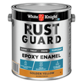 White Knight Rust Guard Epoxy Enamel Gloss Paint Golden Yellow 4L